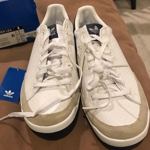 NWT adidas leather sneakers